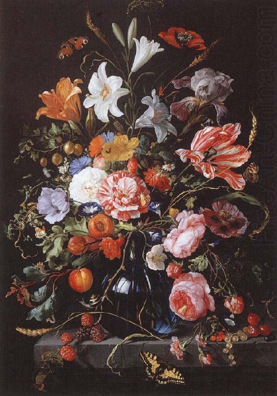 Jan Davidsz. de Heem Fresh flowers and Vase china oil painting image
